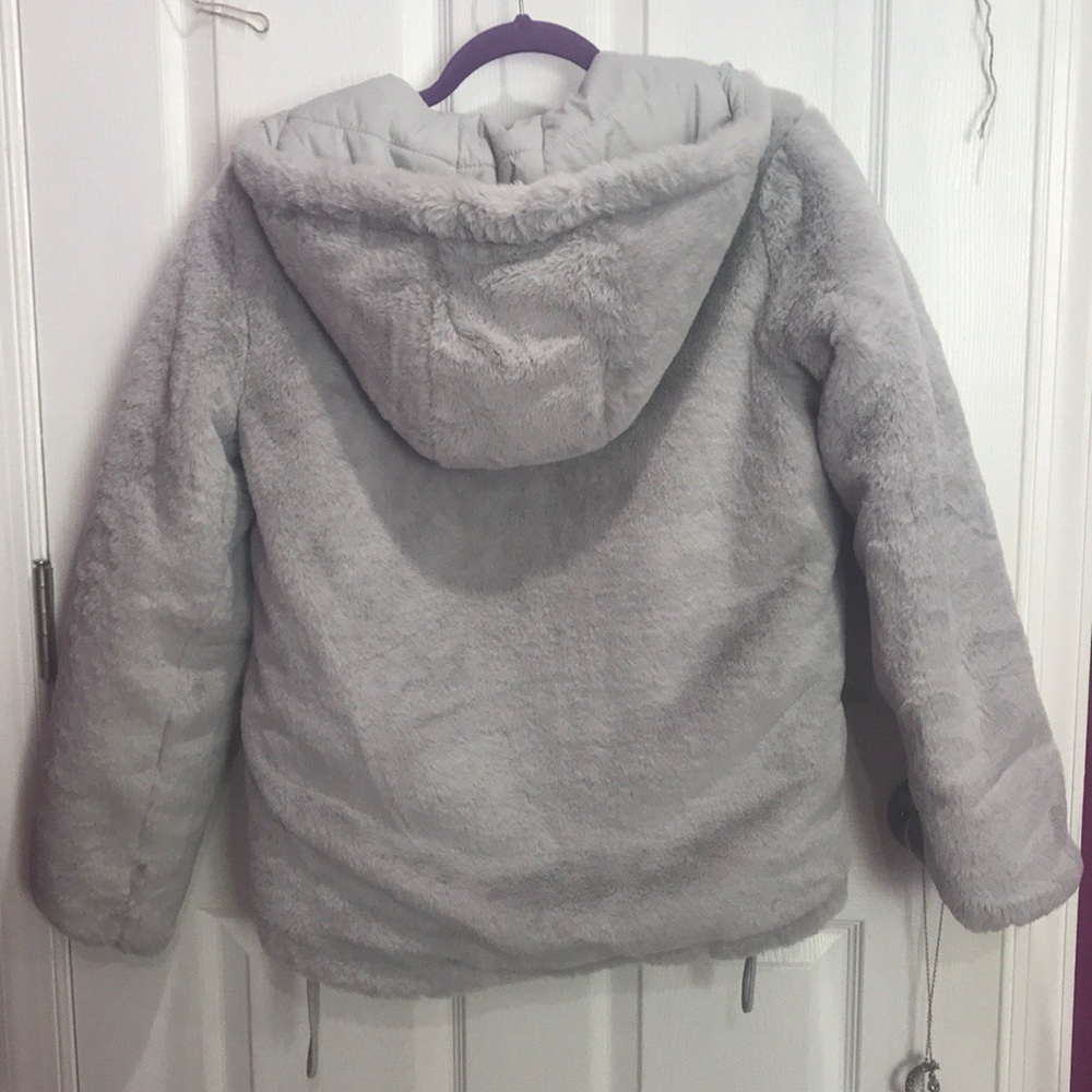 Guess Light Grey “Silver” Winter Jacket - image 5